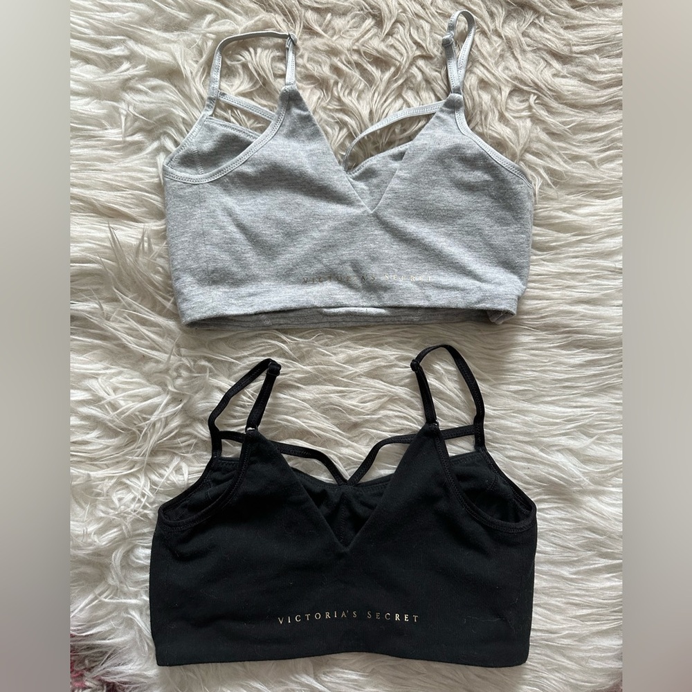 Victoria’s Secret Lounge/ Bralette Bundle in Gray and Black - Picture 4 of 16